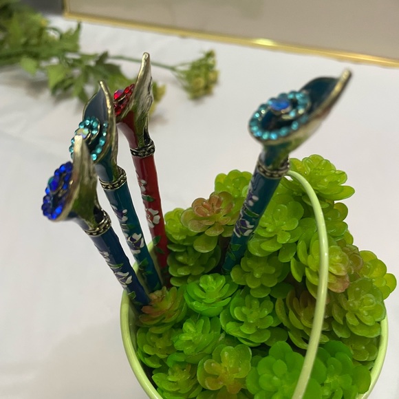 Hair Stick / pin ( Green, Red, Blue) - Picture 5 of 11